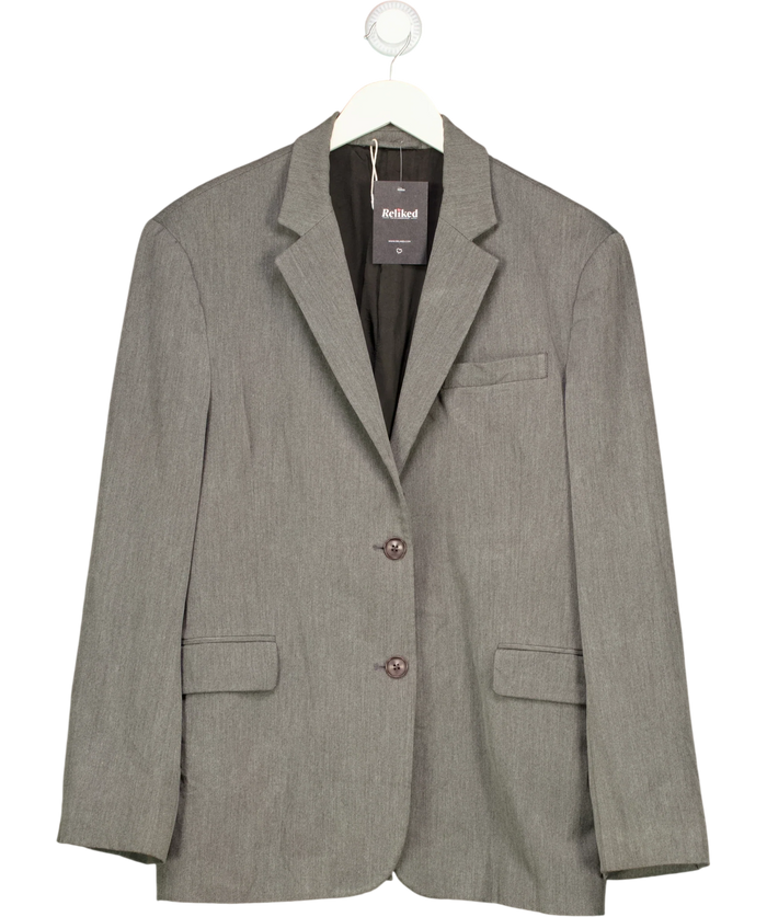Djerf Avenue Forever Blazer Grey And Black UK XL