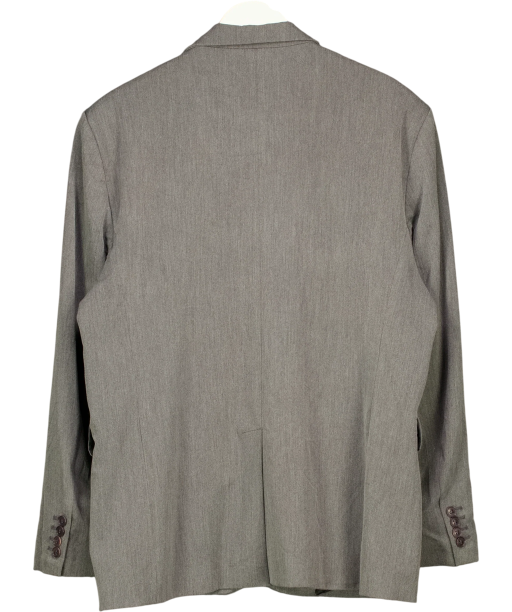 Djerf Avenue Grey Forever Blazer, size UK XL — back