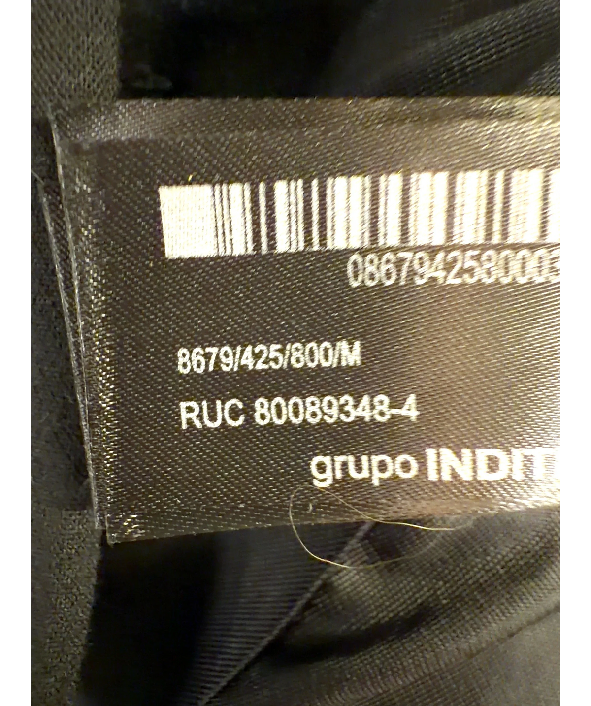 ZARA Black Colour, size UK M — label