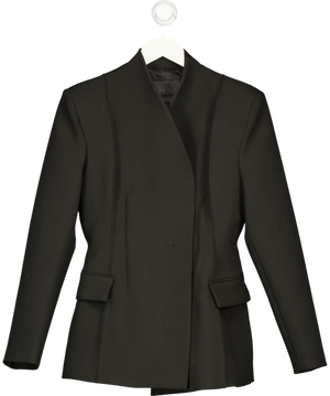 Zara Black Mandarin Blazer Uk M
