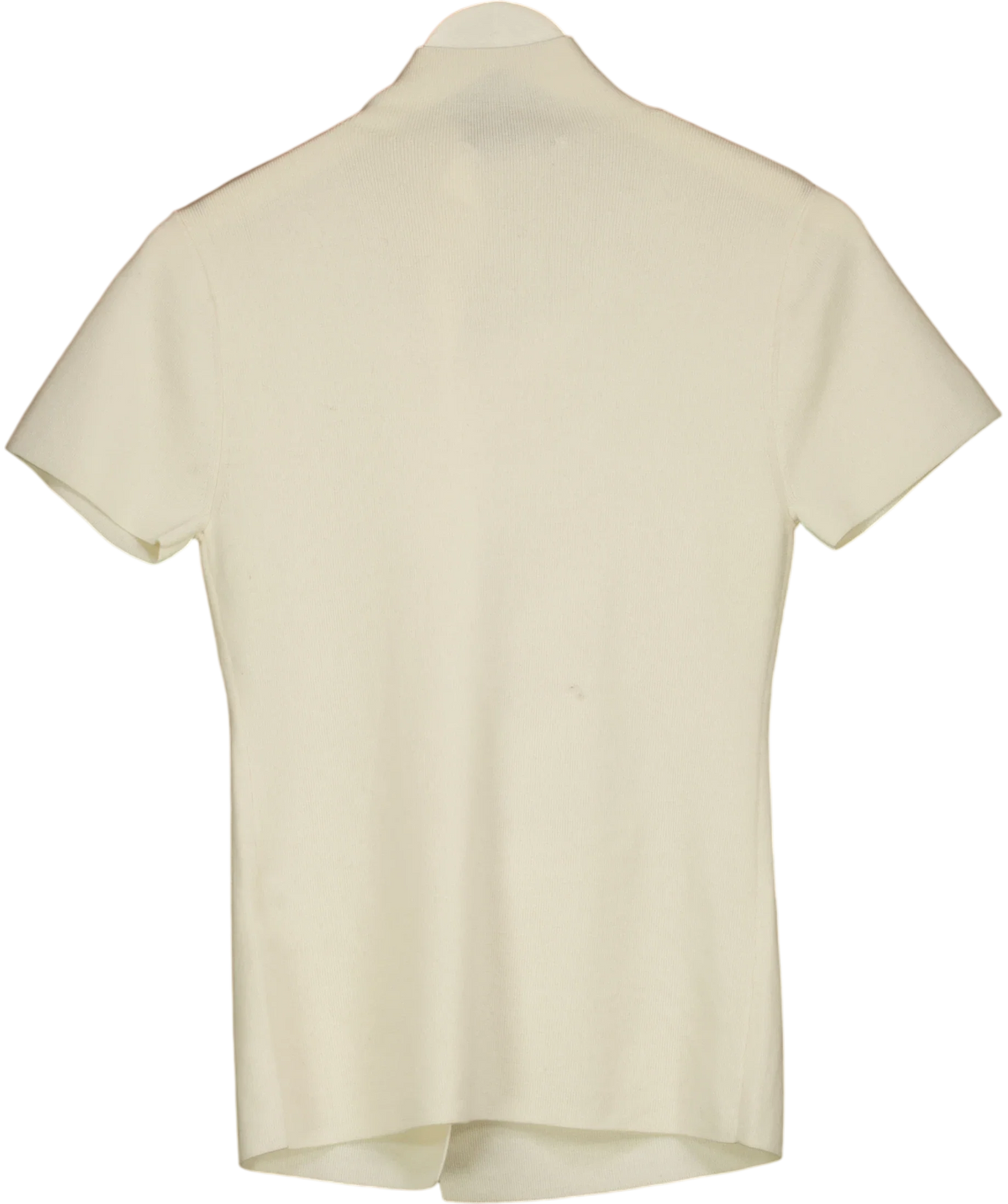 ODD MUSE Cream The Wool Pleated Cap Sleeve Top, size UK S — back