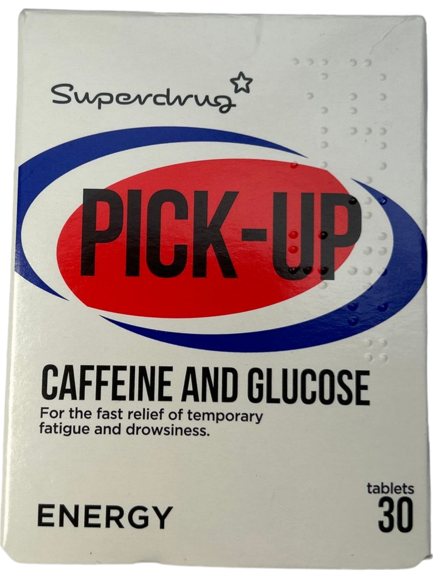 Superdrug Pick-Up Caffeine and Glucose Energy Tablets