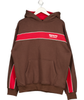 WHITE FOX Studio 17 Jules Oversized Hoodie Chocolate Brown UK M/L