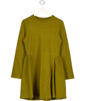 ASOS Olive Green Fleece Long Sleeve Mini Dress UK 16