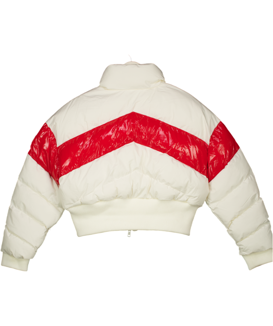 ELLESSE Beurane Winter Jacket - Ivory / Red UK 12