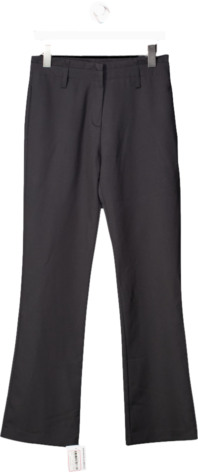 chav seoul Black Buttonless Formal Trousers UK M