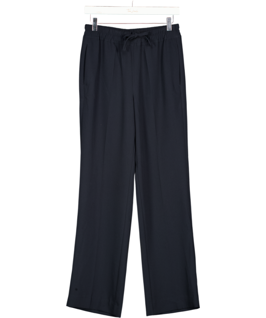 REISS Navy Blue Hailey Wide Leg Trouser UK 6