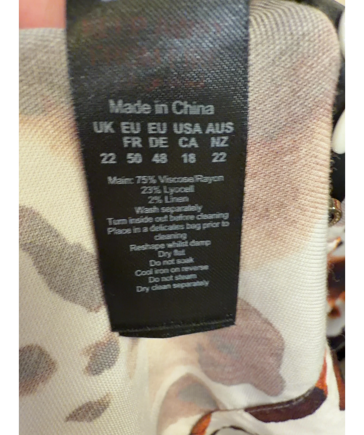 KAREN MILLEN white Colour, size UK 22 — label