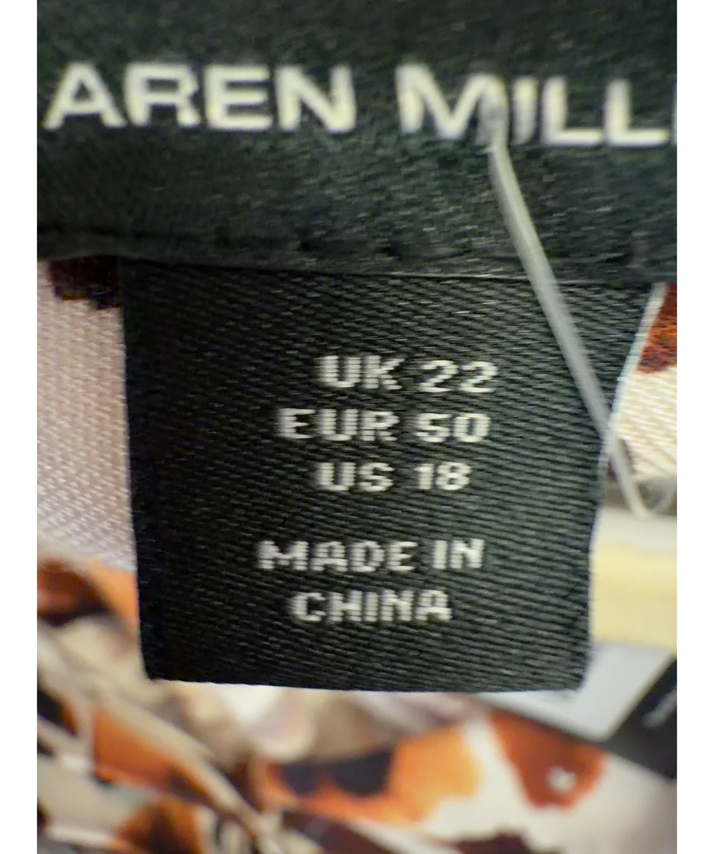 KAREN MILLEN white Colour, size UK 22 — care label