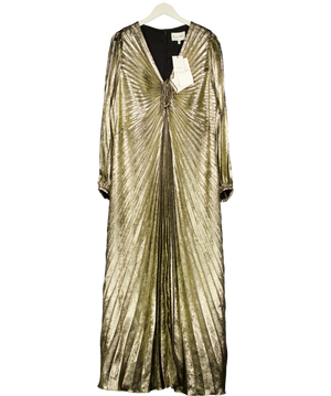 Phase Eight Ellen Gold Metallic Dress UK 22