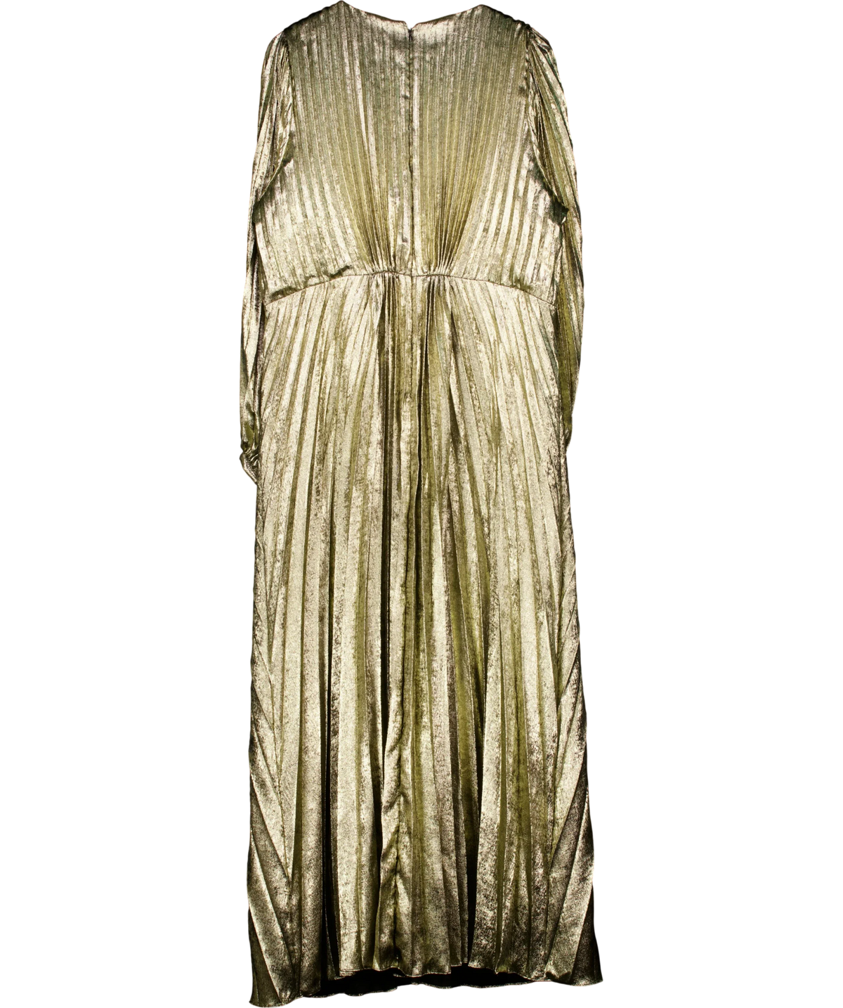 Phase Eight gold Ellen Gold Pleated M, size UK 22 — back