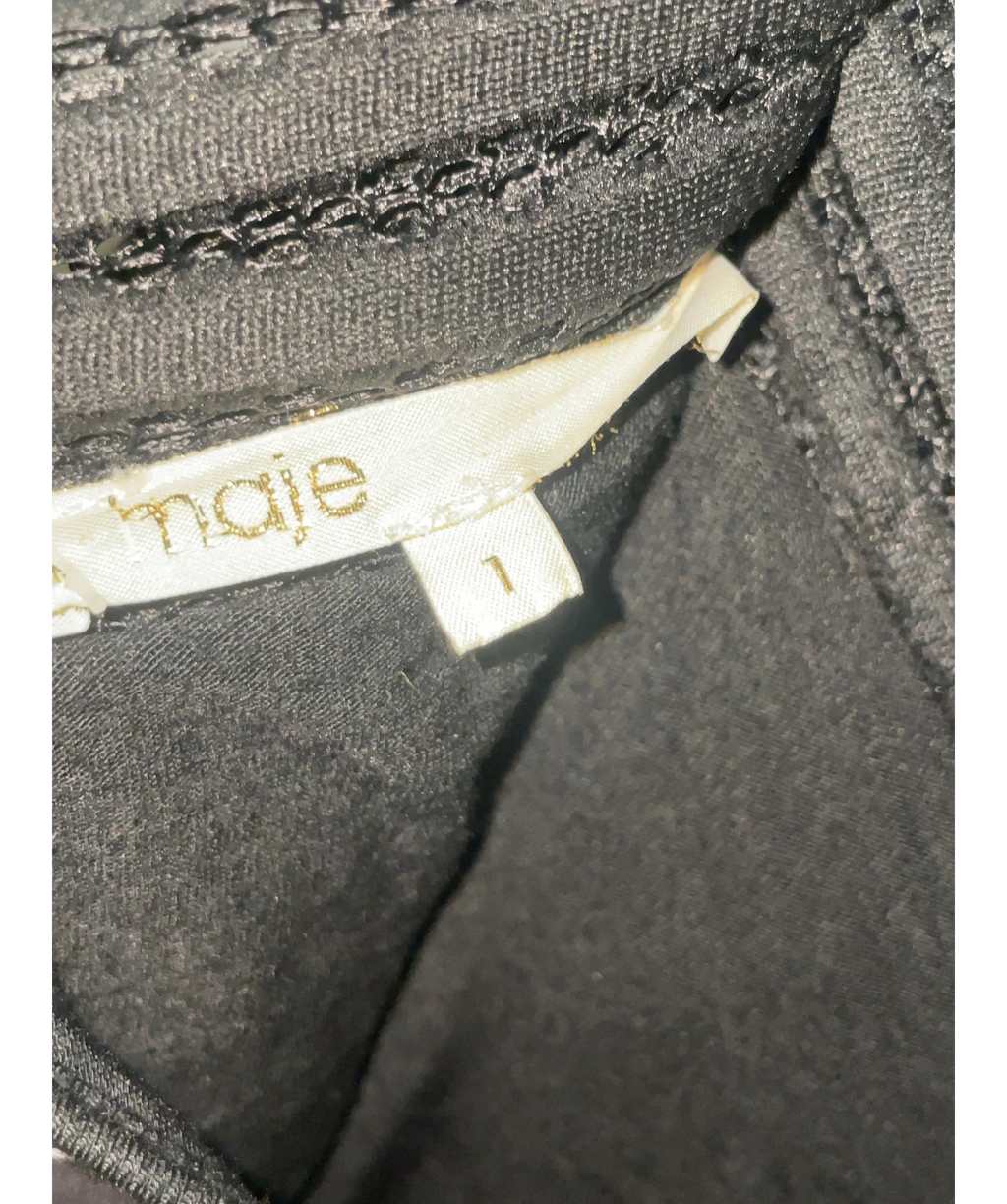 Maje Black Colour, size UK 8 — care label
