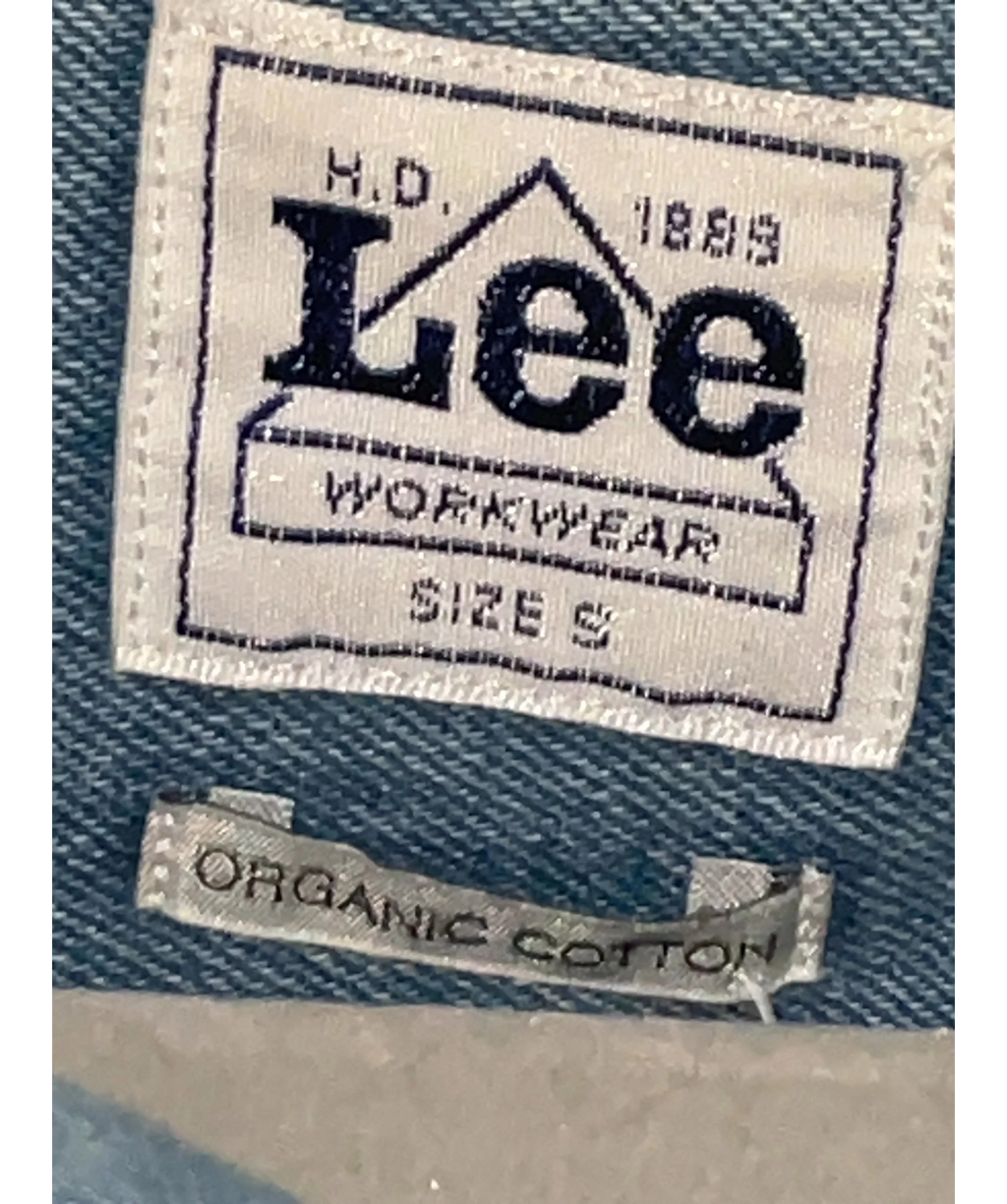 Lee light blue Workwear Shirt, size UK S — care label