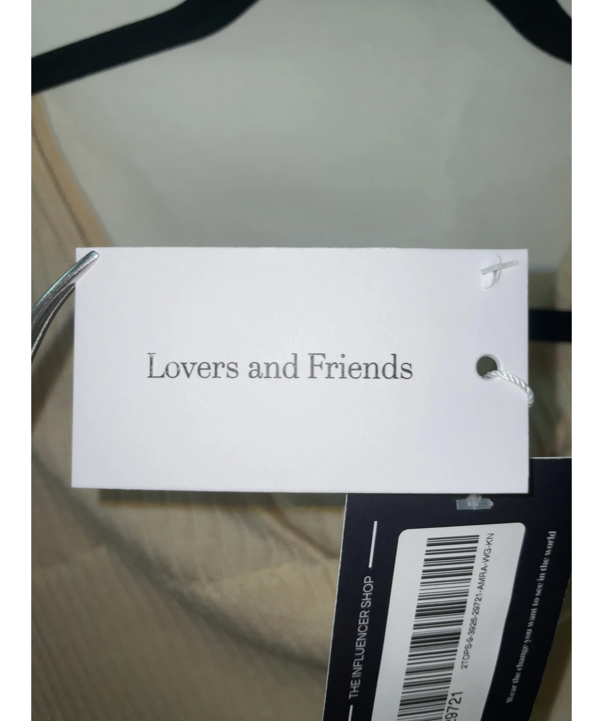 Lovers & Friends Cream Booker Sweater, size UK S — detail
