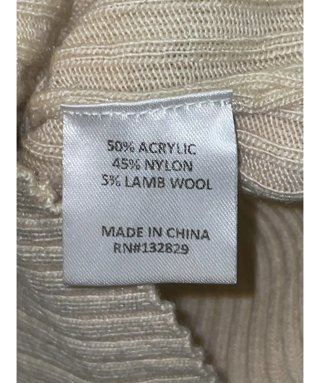 Lovers & Friends Cream Booker Sweater, size UK S — label