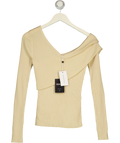 Lovers & Friends Cream Booker Sweater, size UK S — front