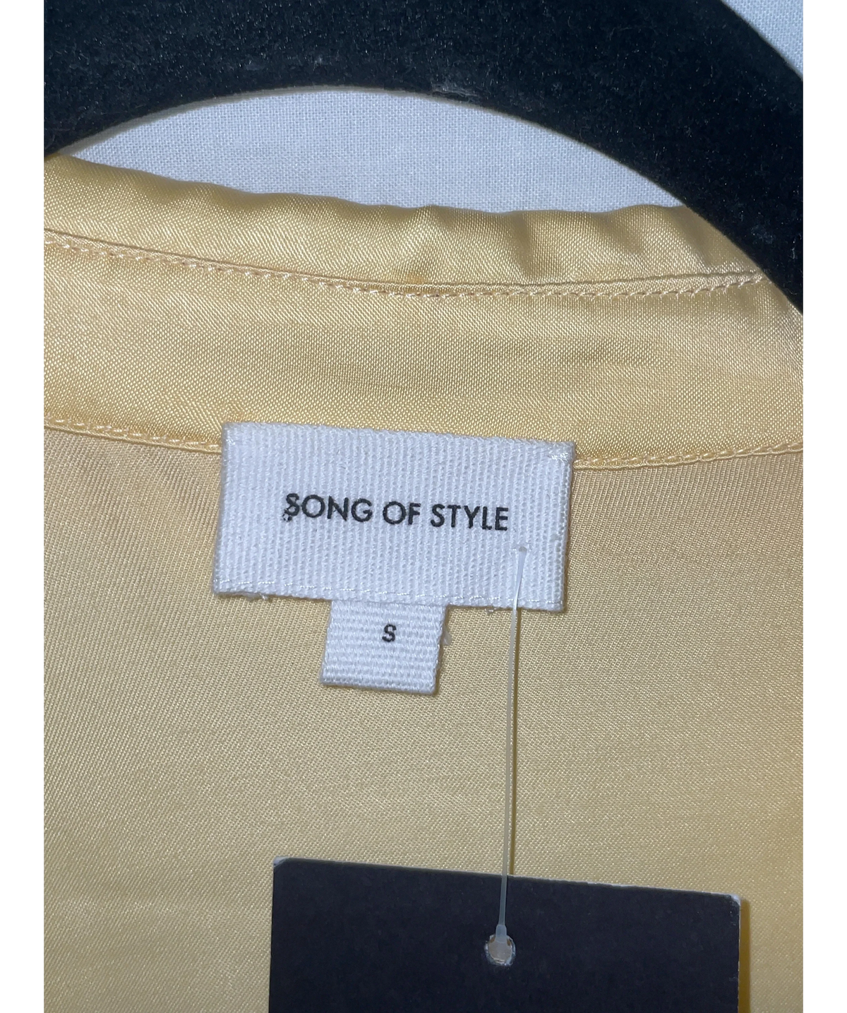 Song of Style Yellow Colour, size UK S — detail