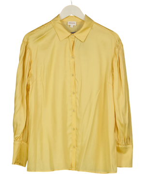 Song of Style Yellow Button Blouse UK S