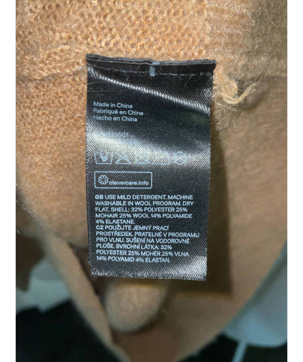 H&M camel Colour, size UK S — label