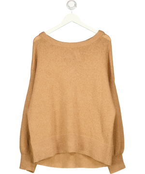 HM Brown Ribbed Sweater UK S
