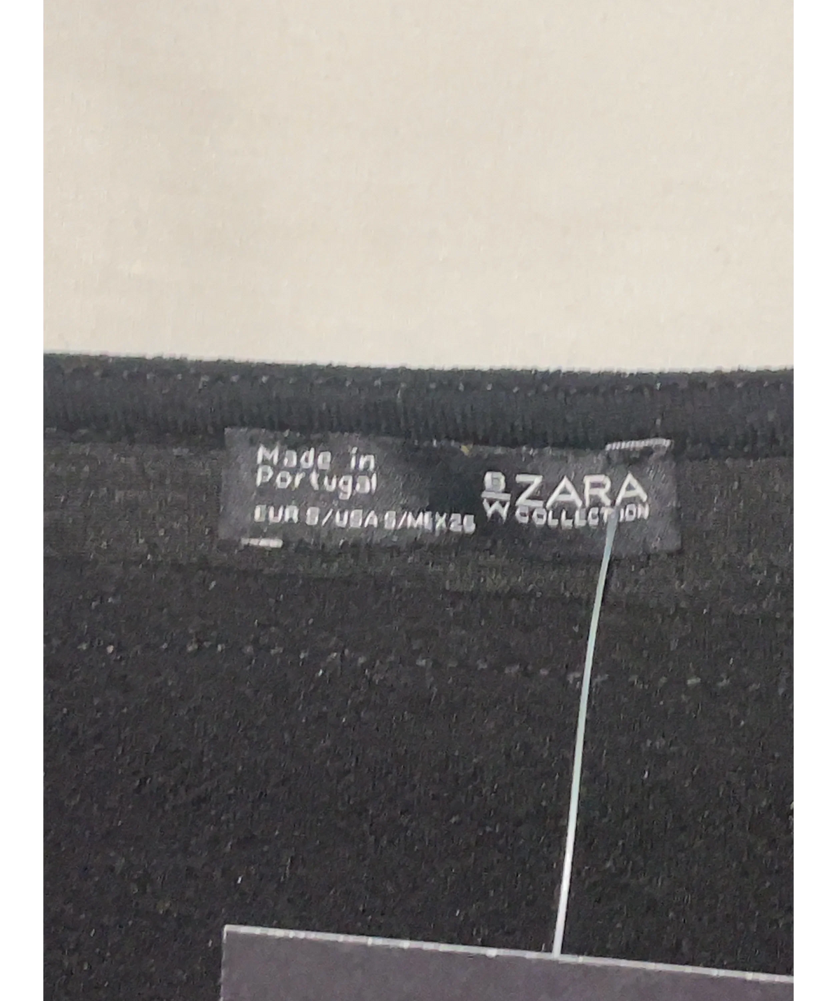 ZARA Black Colour, size UK S — detail