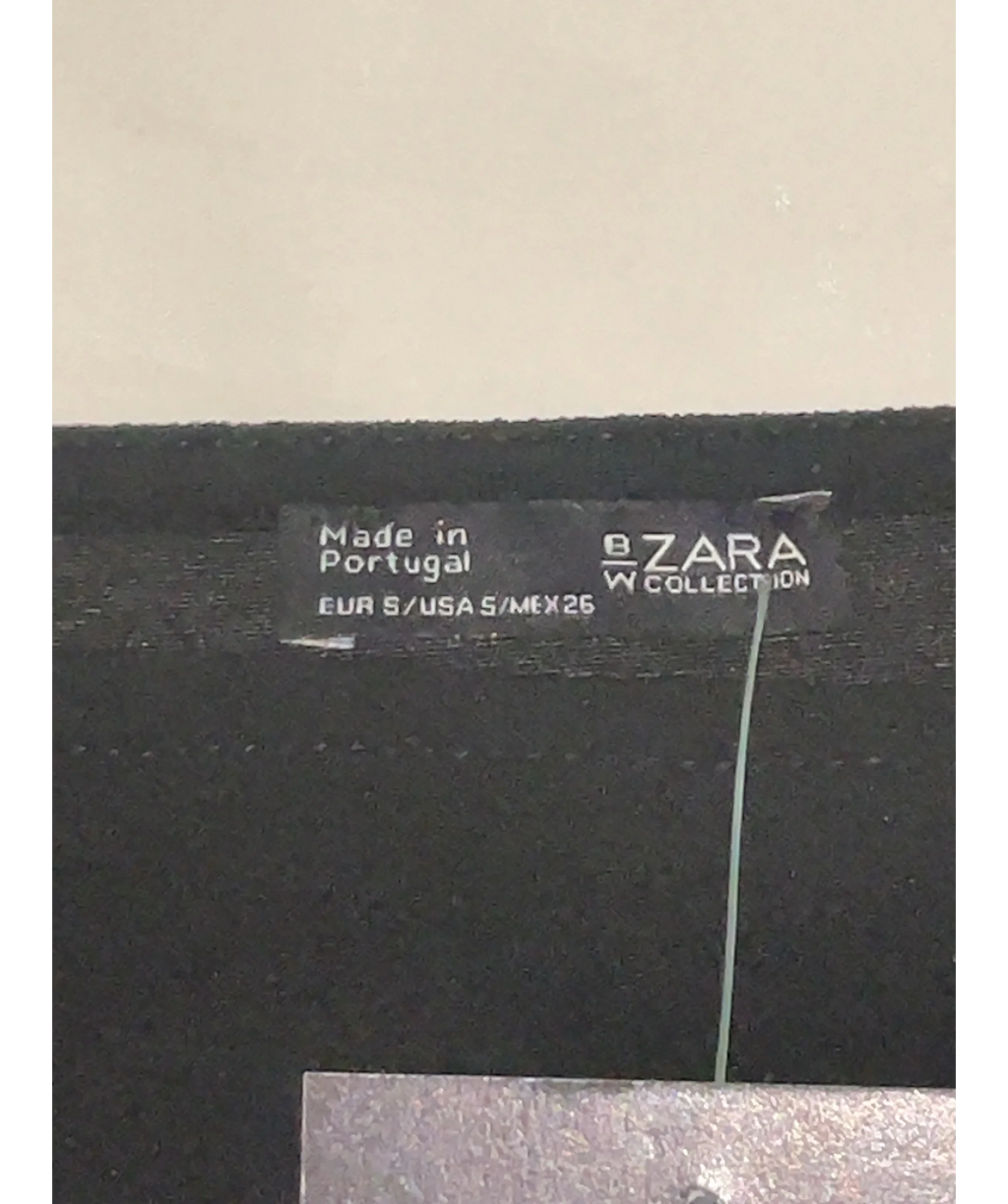 ZARA Black Colour, size UK S — care label