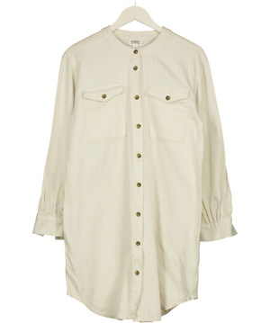 The Drop White Shirt Dress UK S