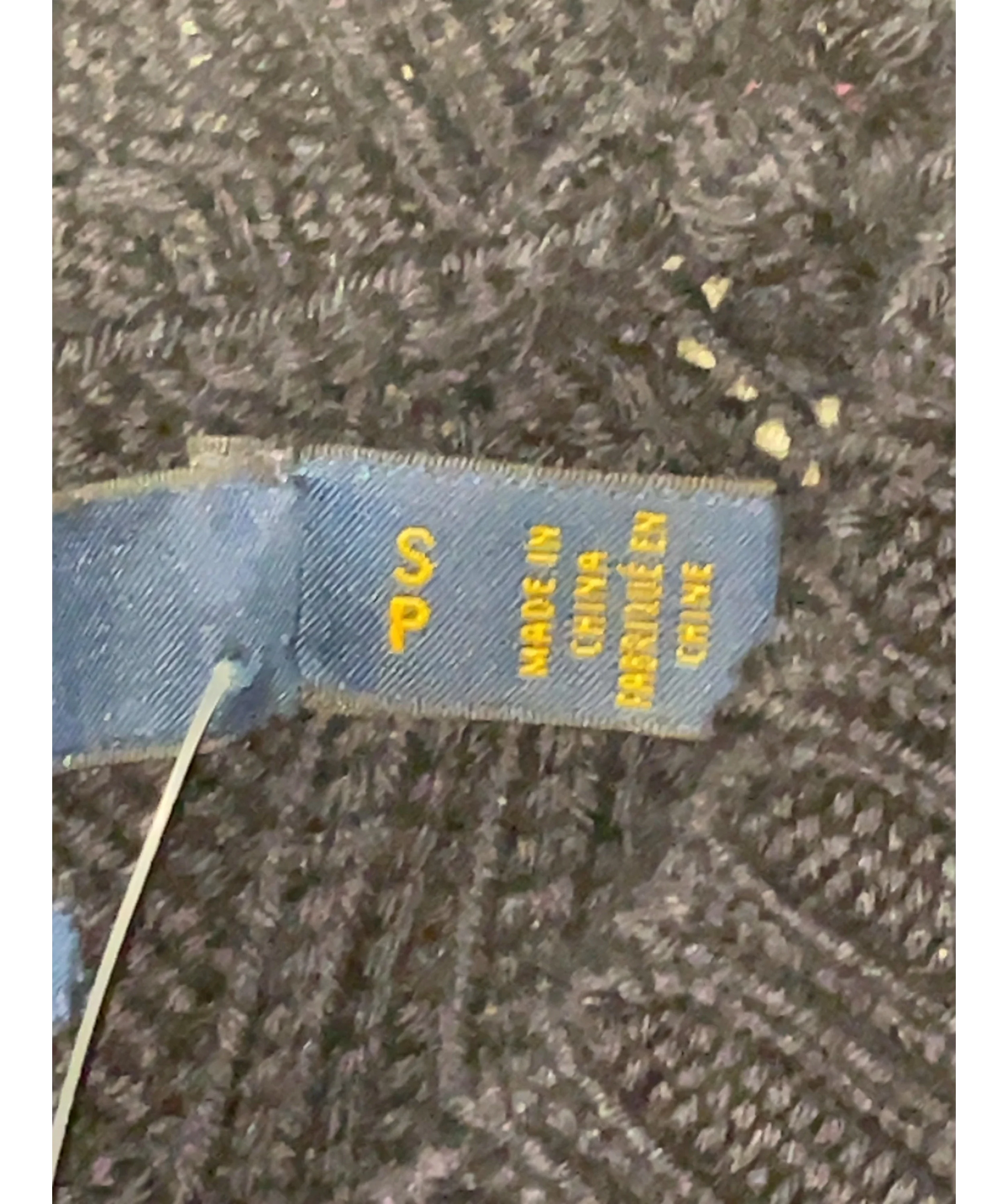Polo Ralph Lauren navy Colour, size UK S — care label