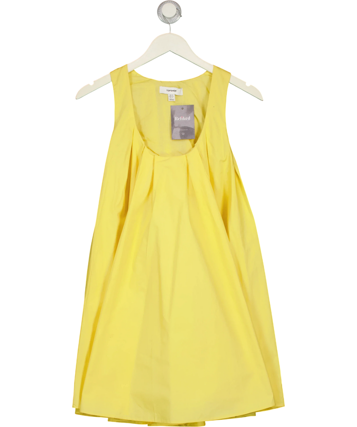 TOPSHOP Yellow Colour, size UK 8 — front