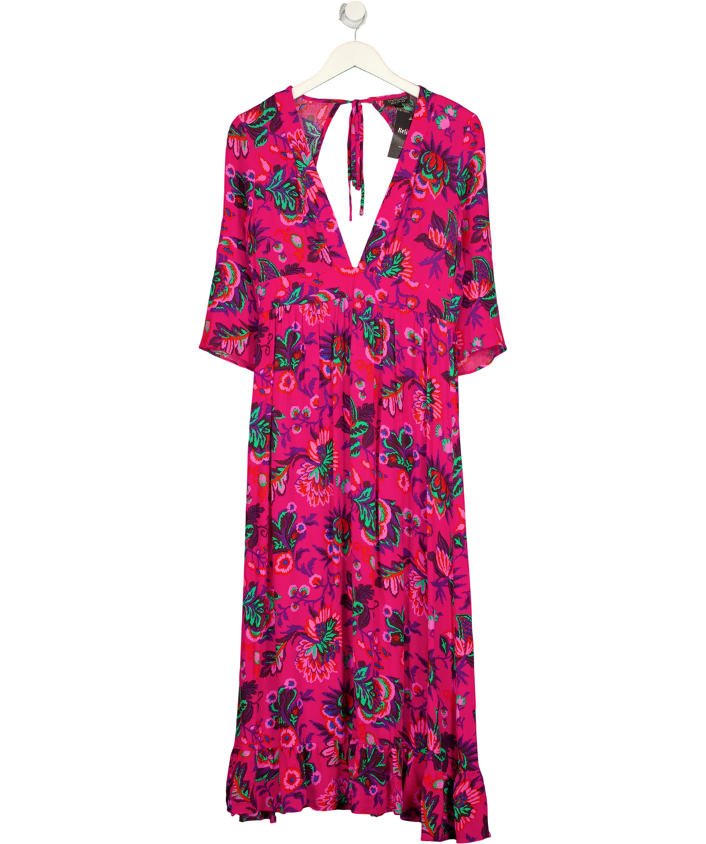 TOPSHOP Pink Culture Print, size UK 8 — front