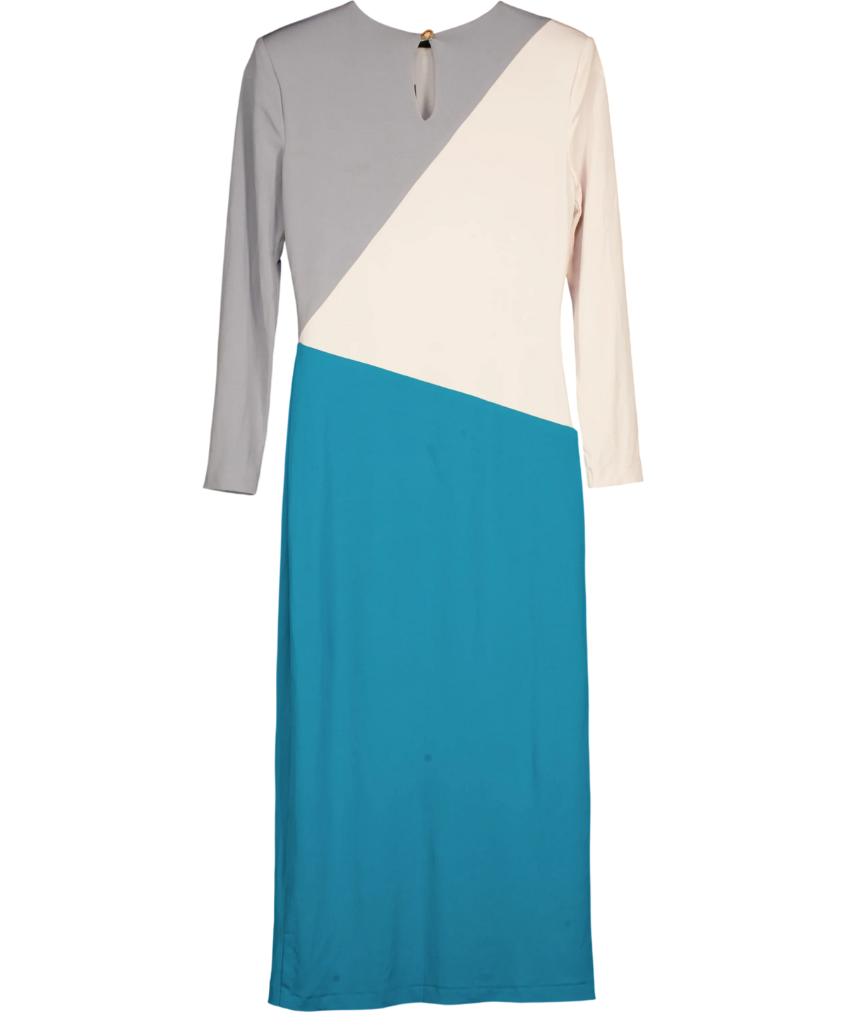 Panambi Blue midi dress, size UK 8 — back
