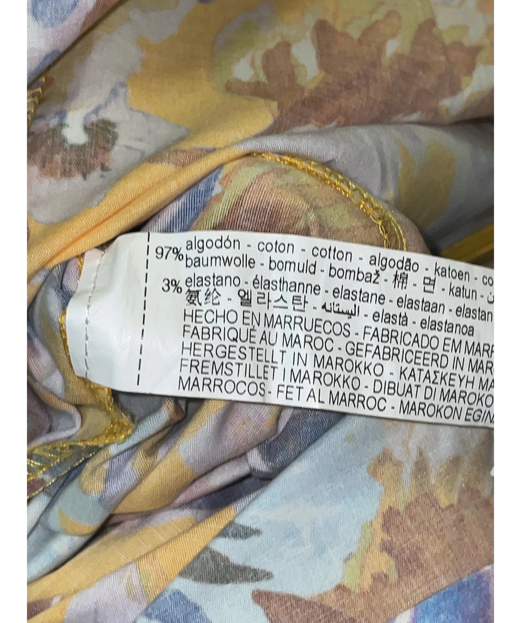 ZARA Yellow Colour, size UK S — label