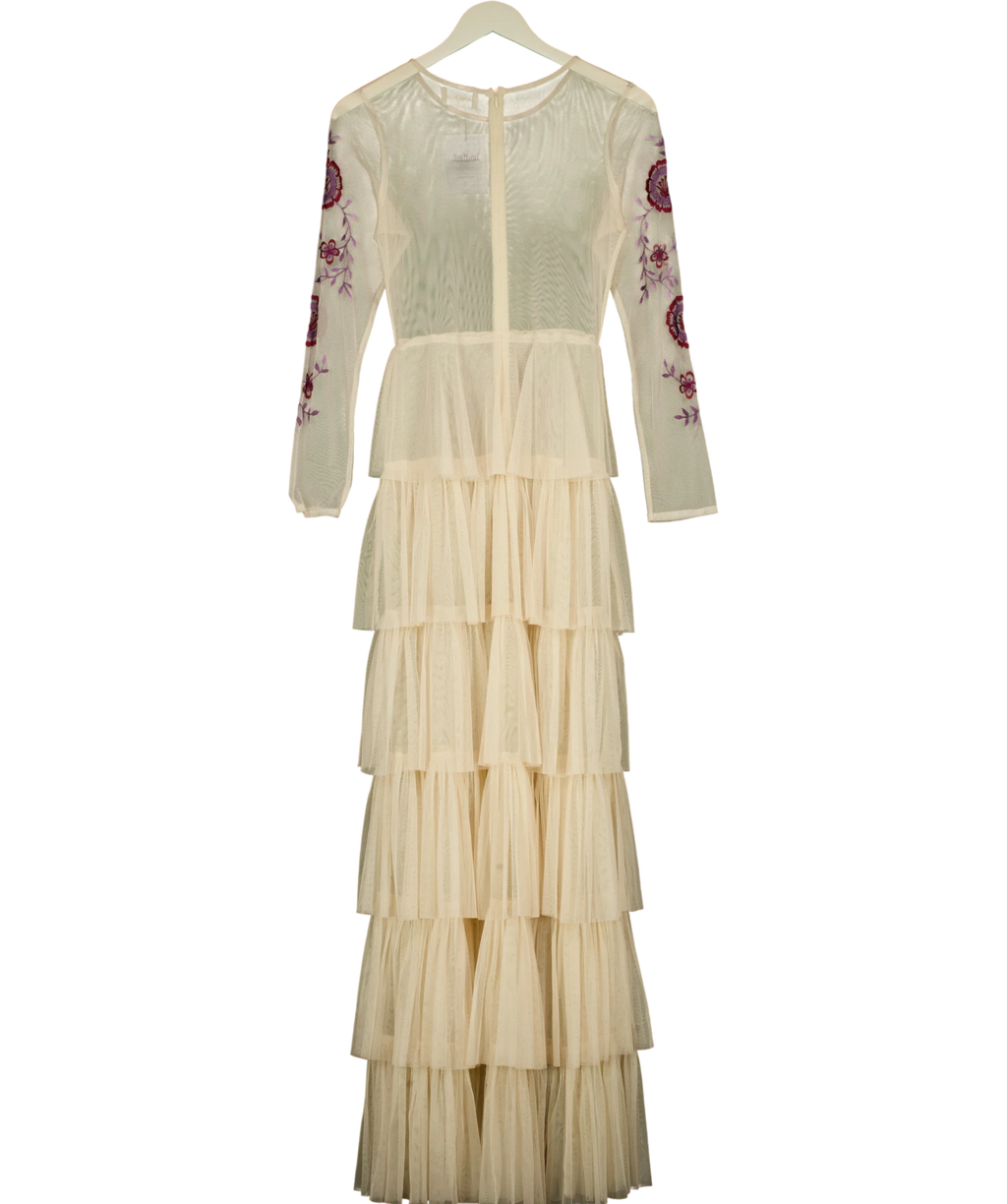 Lace & Beads Cream Colour, size UK S — back