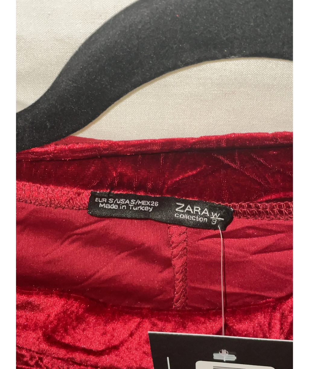 ZARA Red Colour, size UK S — detail