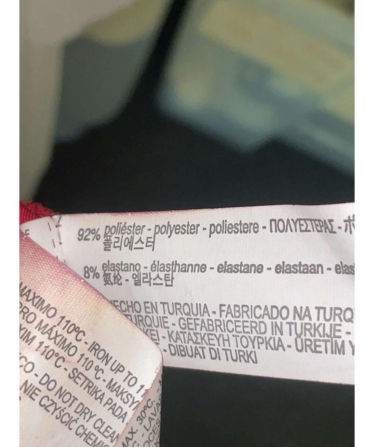 ZARA Red Colour, size UK S — label
