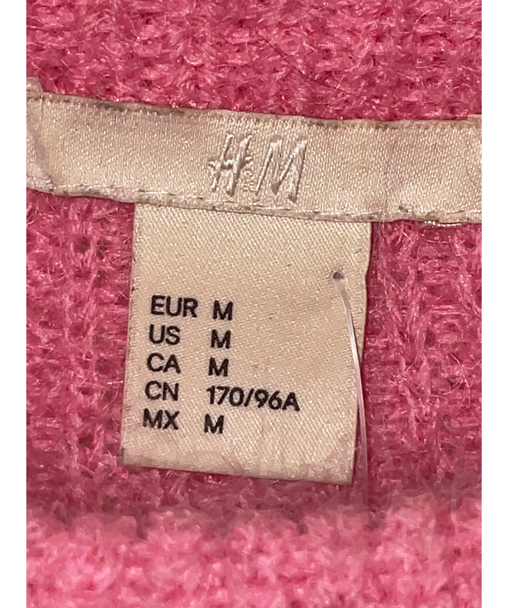 H&M Pink Colour, size UK M — care label