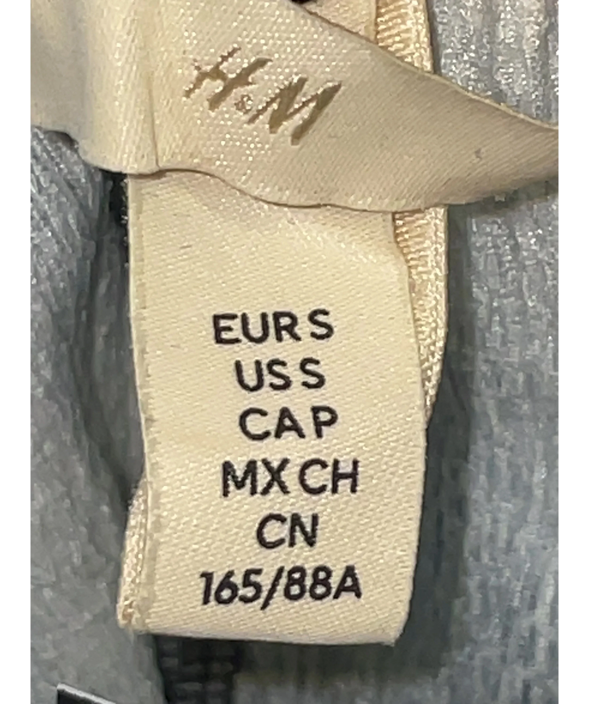 H&M Brown Colour, size UK S — care label