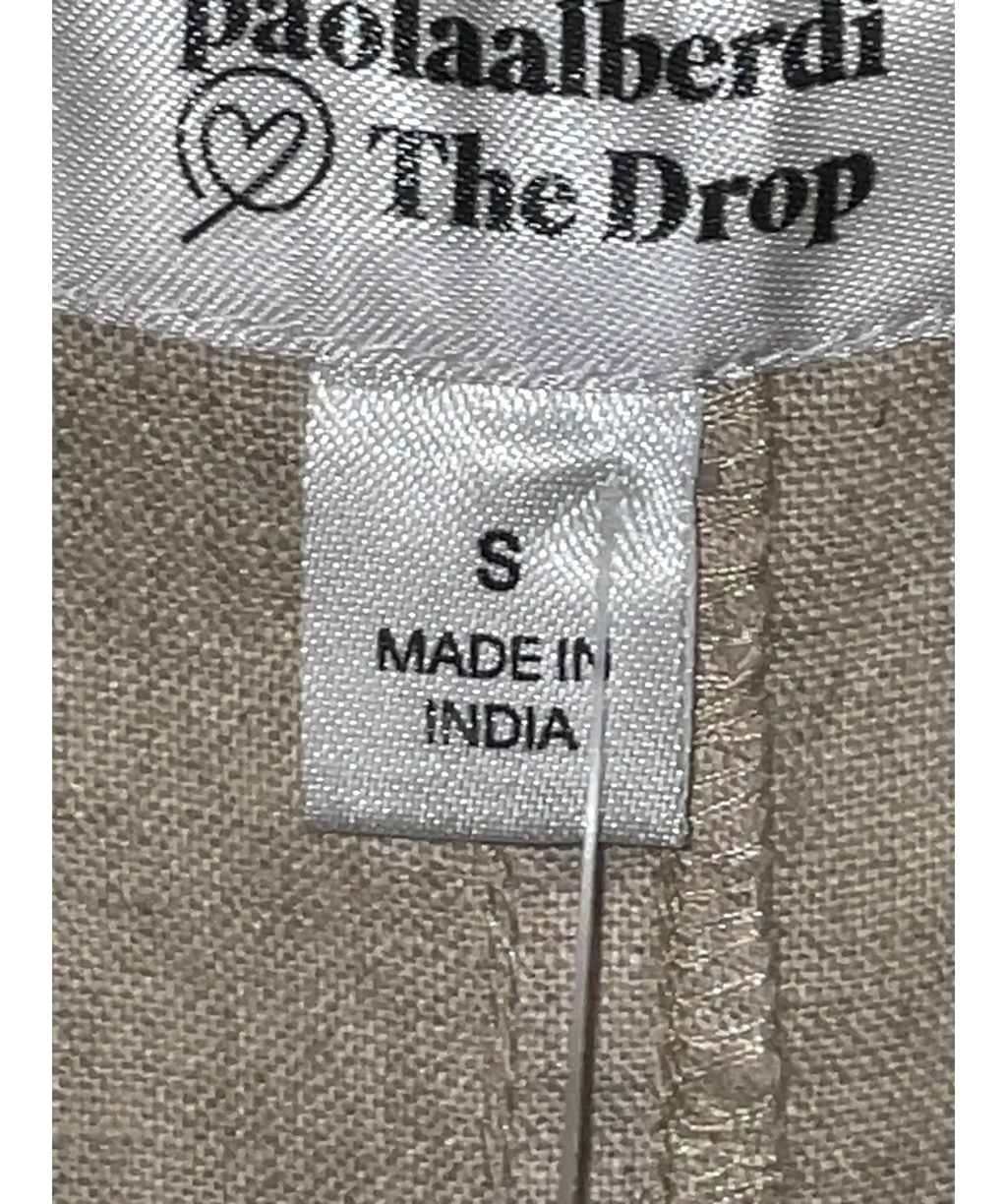 The Drop Beige Colour, size UK S — care label