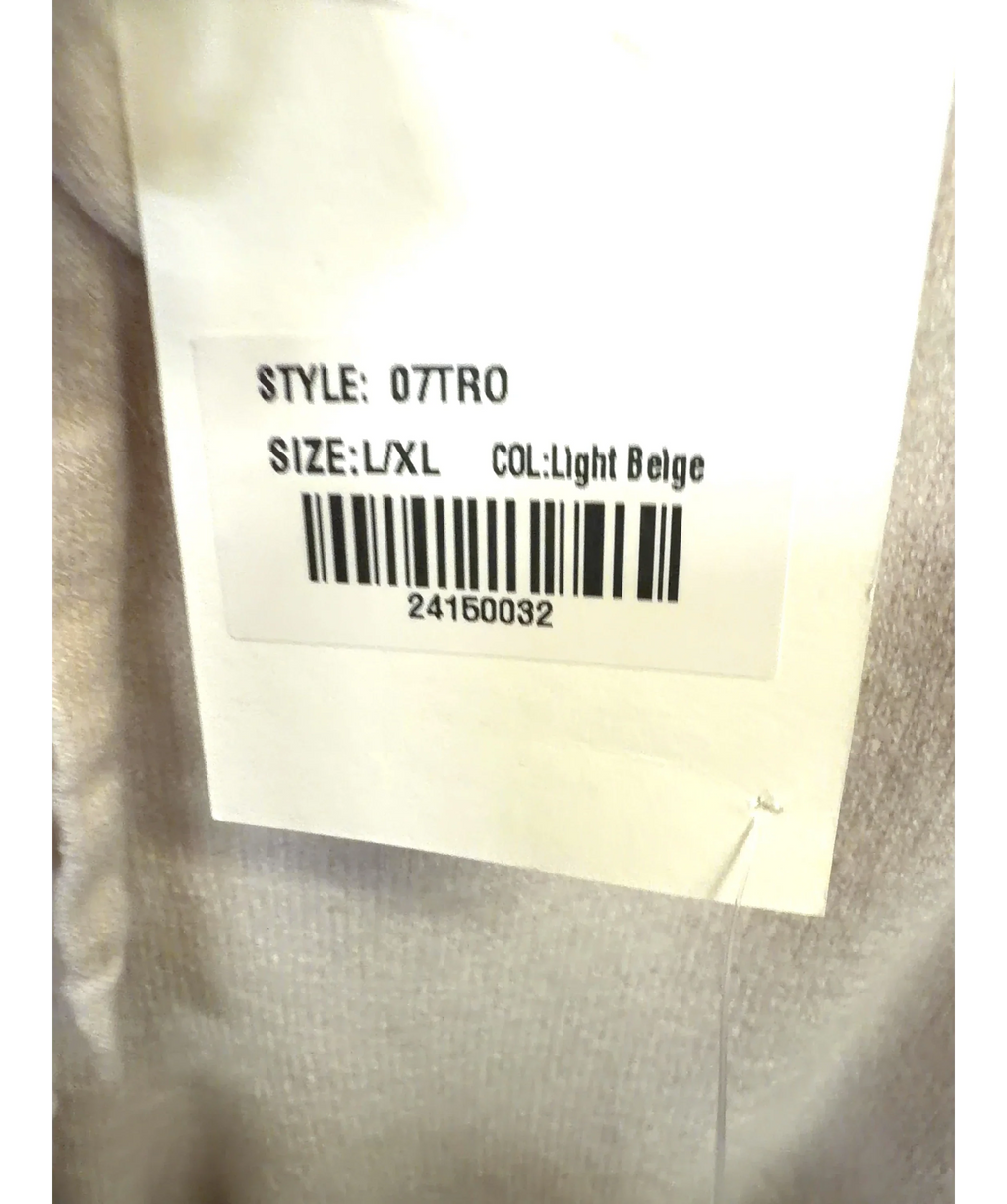 JAKI LONDON Beige Colour, size UK L/XL — care label