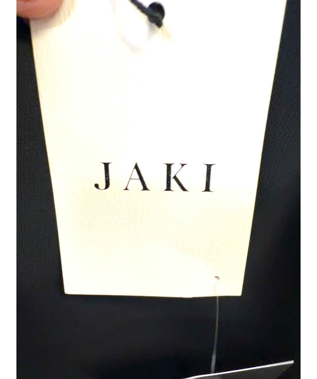 JAKI LONDON Black Gabriella, size UK XL — detail