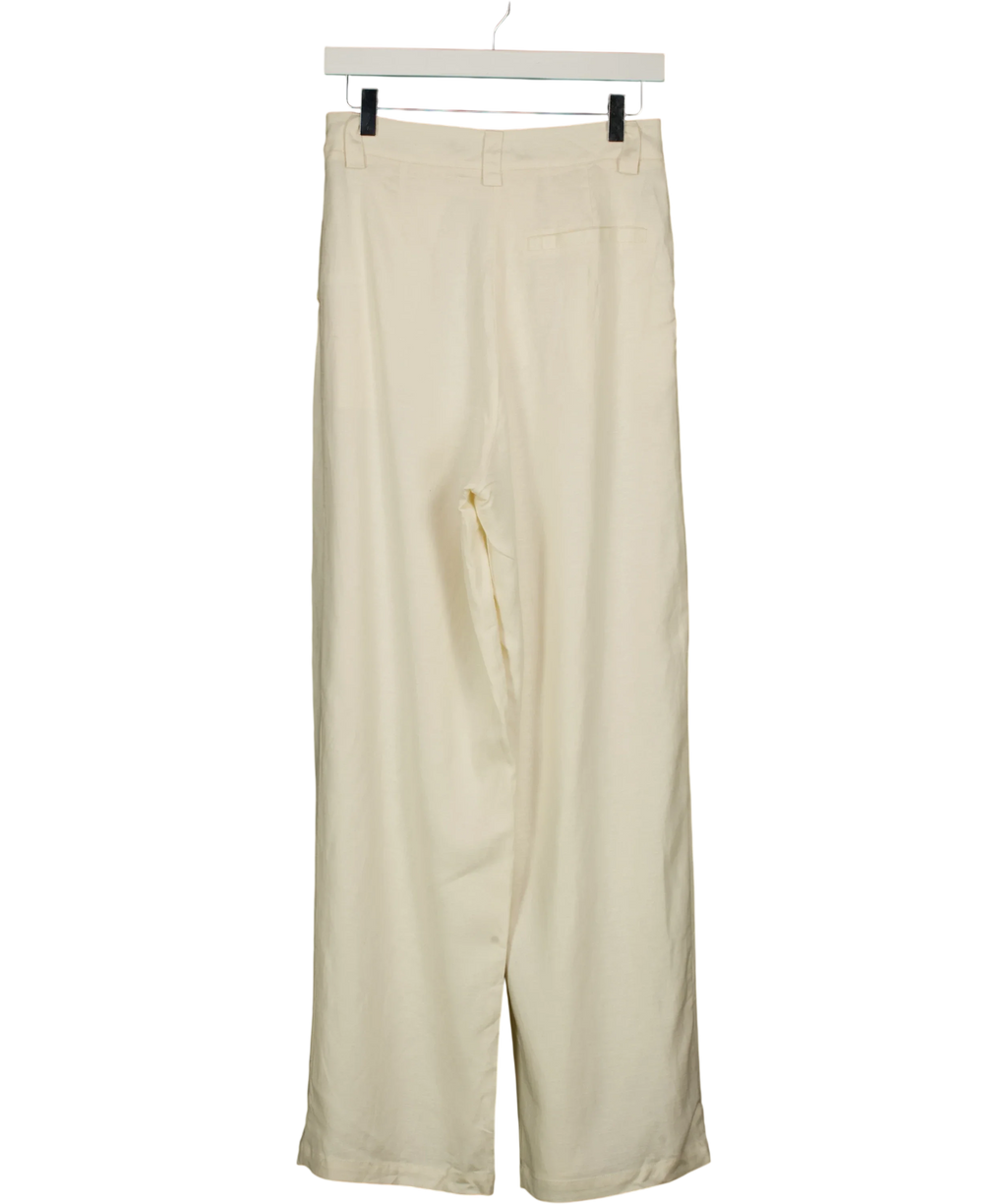 Lioness ivory La Quinta Pant, size UK XS — back
