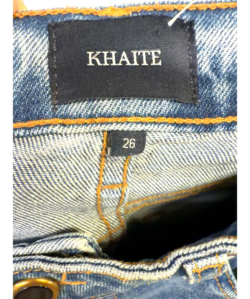 Khaite Blue Colour, size W26 — care label