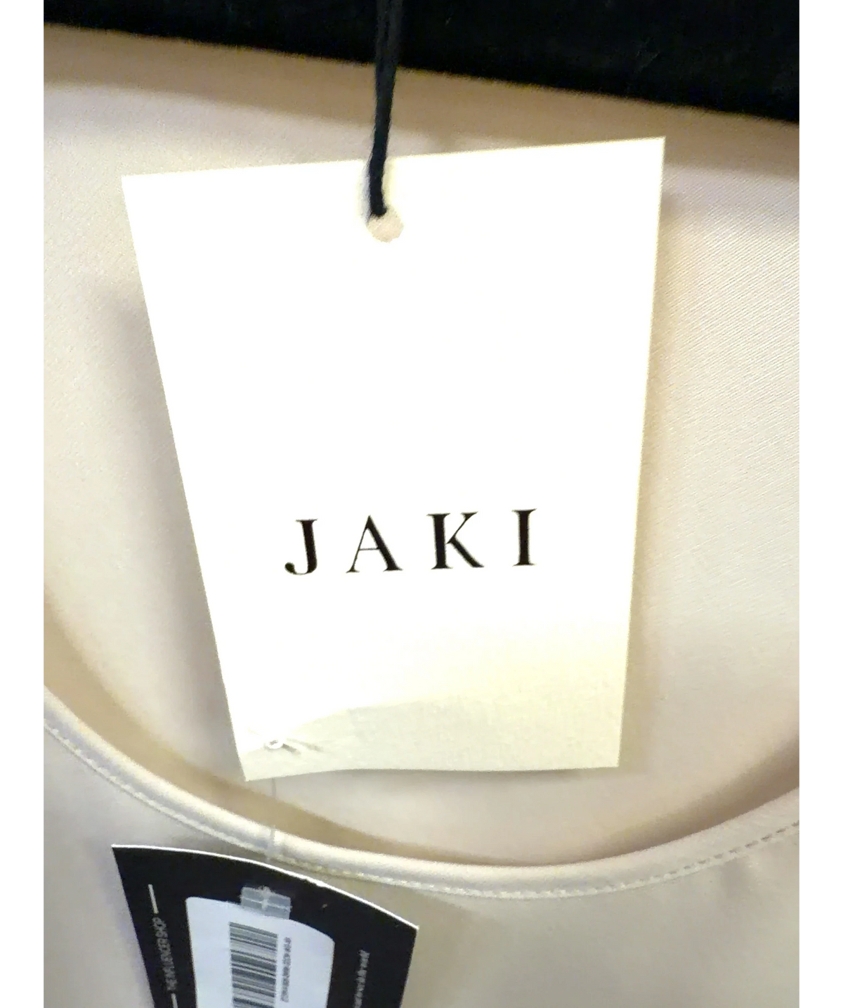 JAKI Beige Liori Scoop Neck Vest Top, size UK XL — detail
