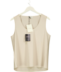 JAKI Beige Liori Scoop Neck Vest Top, size UK XL — front