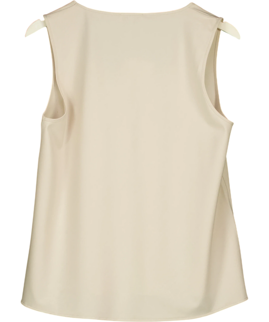 JAKI Beige Liori Scoop Neck Vest Top, size UK XL — back