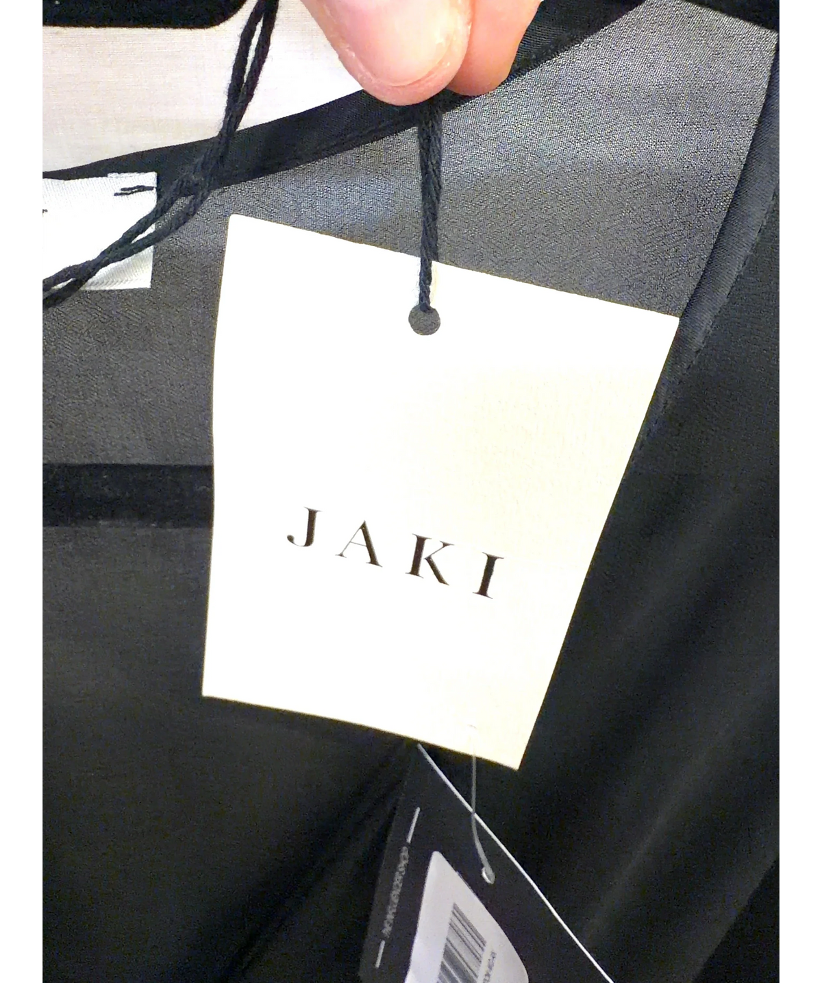 JAKI LONDON Black Colour, size UK L/XL — detail