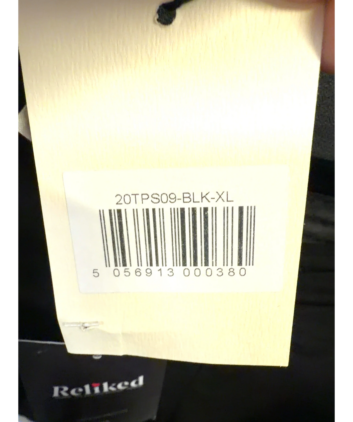 JAKI Black Colour, size UK XL — label