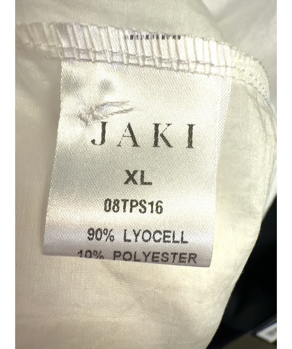 JAKI LONDON White Colour, size UK XL — care label