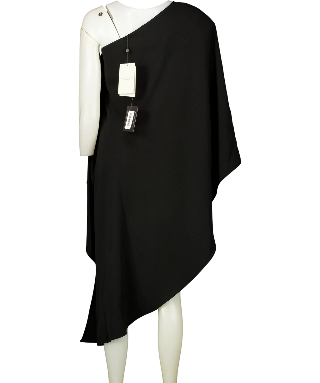 The New Arrivals Ilkyaz Ozel Black FUMÉE TOP IN CHEZ CASTEL, size UK 8 — back