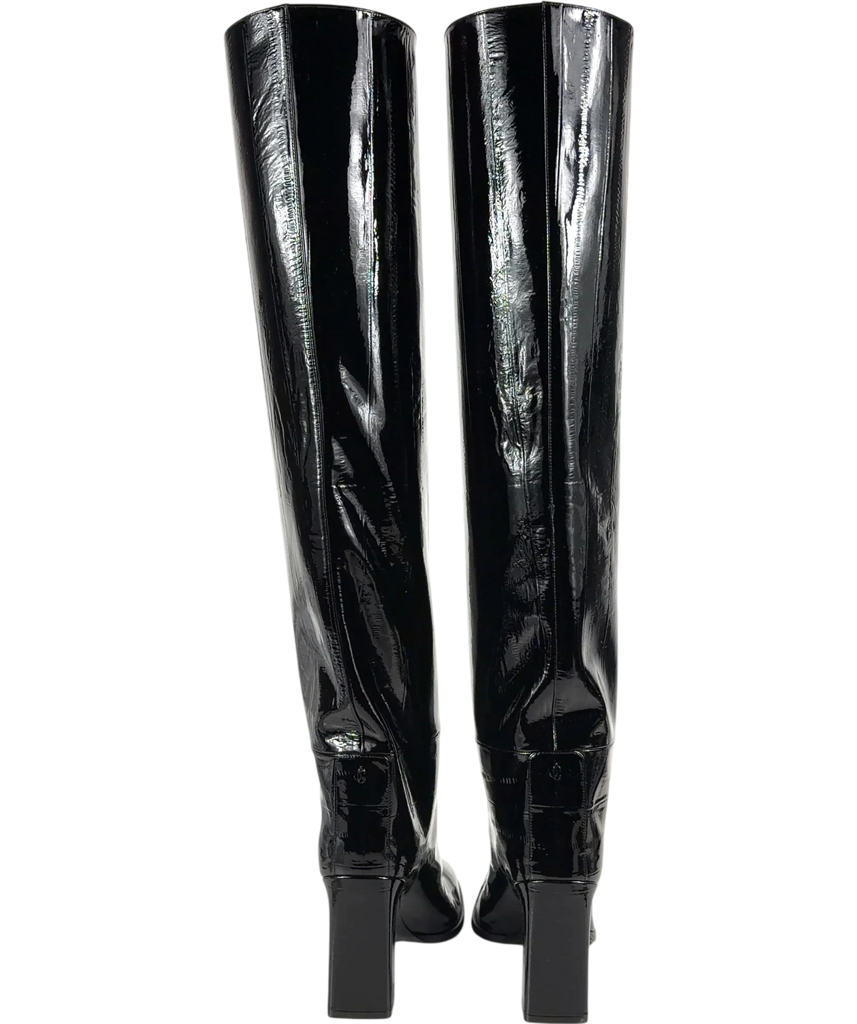 Jimmy Choo Black Caly Over The Knee 85, size UK 6 EU 39 👠 — back